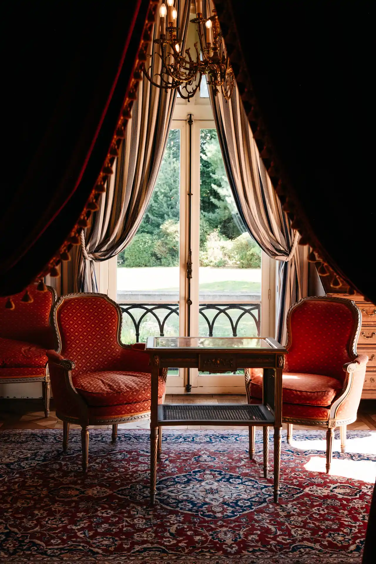 Intérieur Château de Wissekerke près d'Anvers en Belgique
